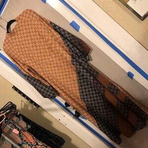 SHEIN Asymmetrical Dress in Brown and Black